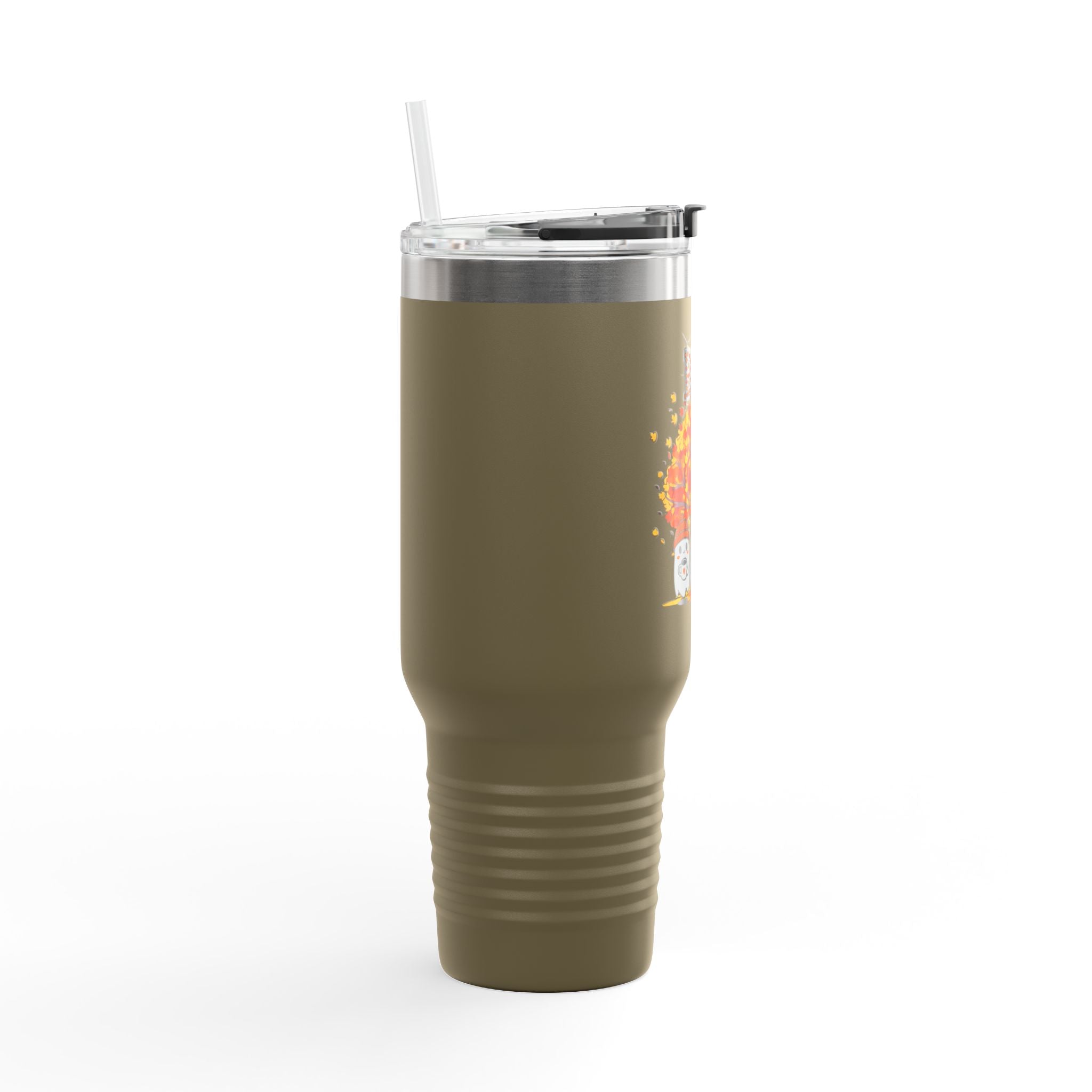 Autumn-Themed Insulated Travel Mug, 40oz - GlamDigitalBossCo