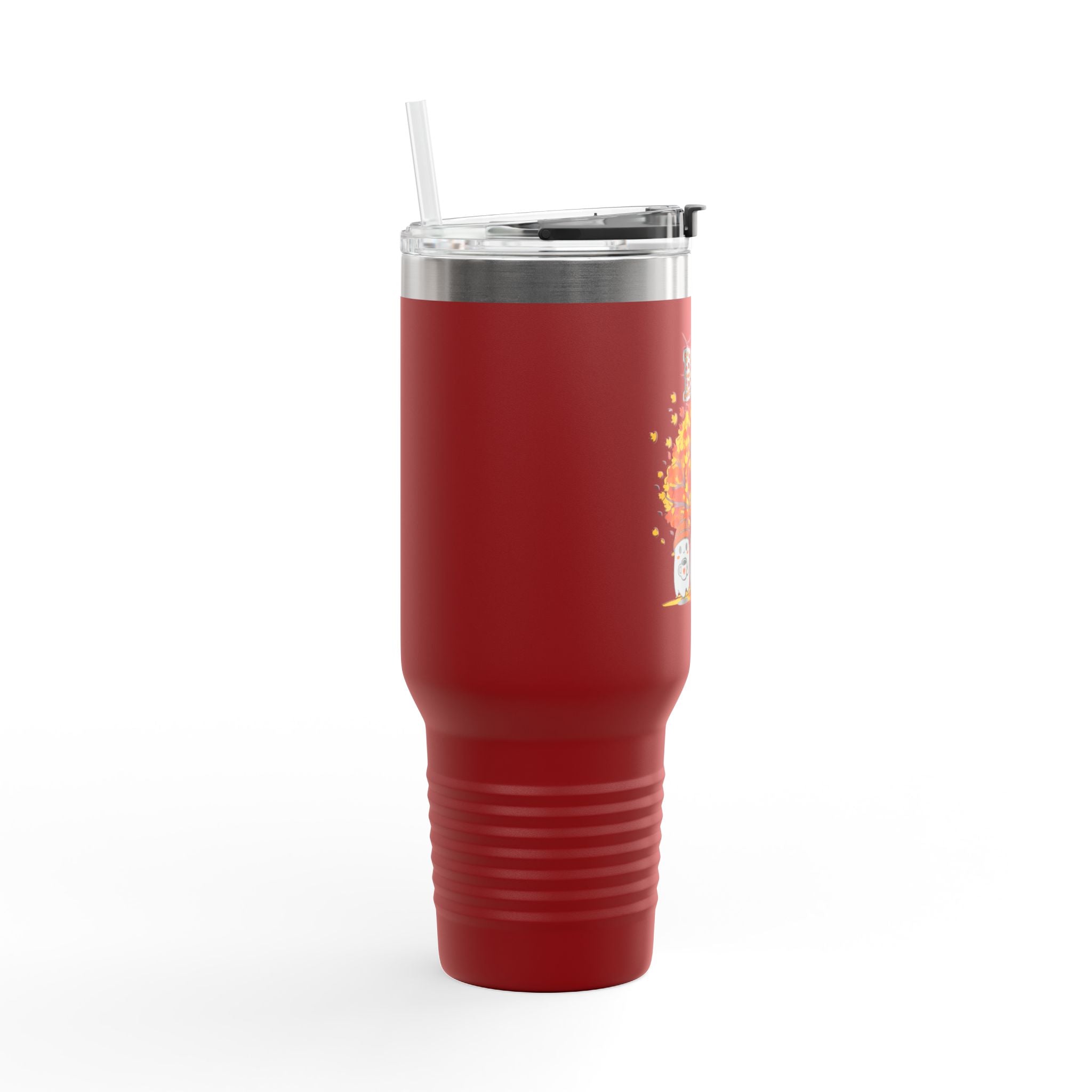 Autumn-Themed Insulated Travel Mug, 40oz - GlamDigitalBossCo