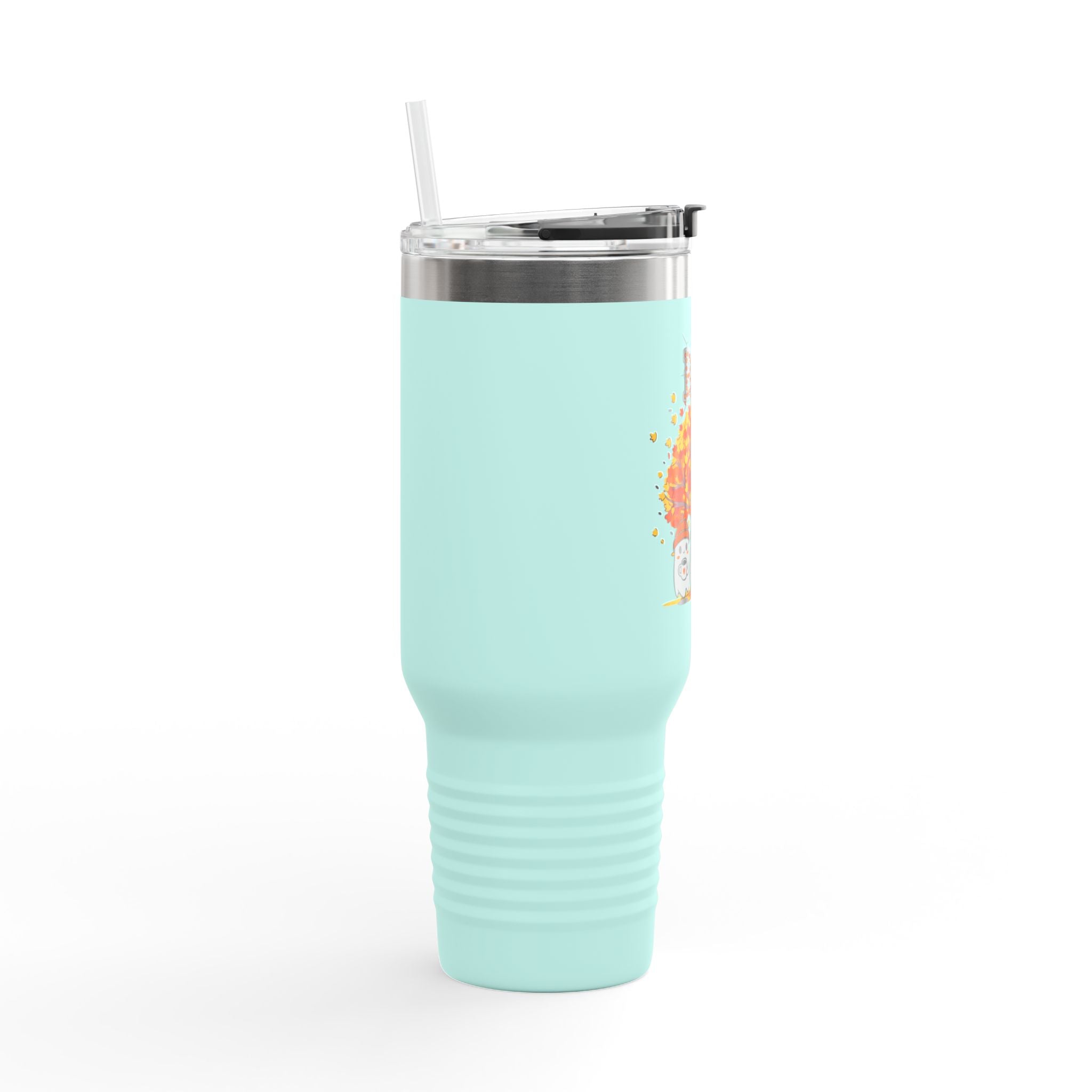 Autumn-Themed Insulated Travel Mug, 40oz - GlamDigitalBossCo