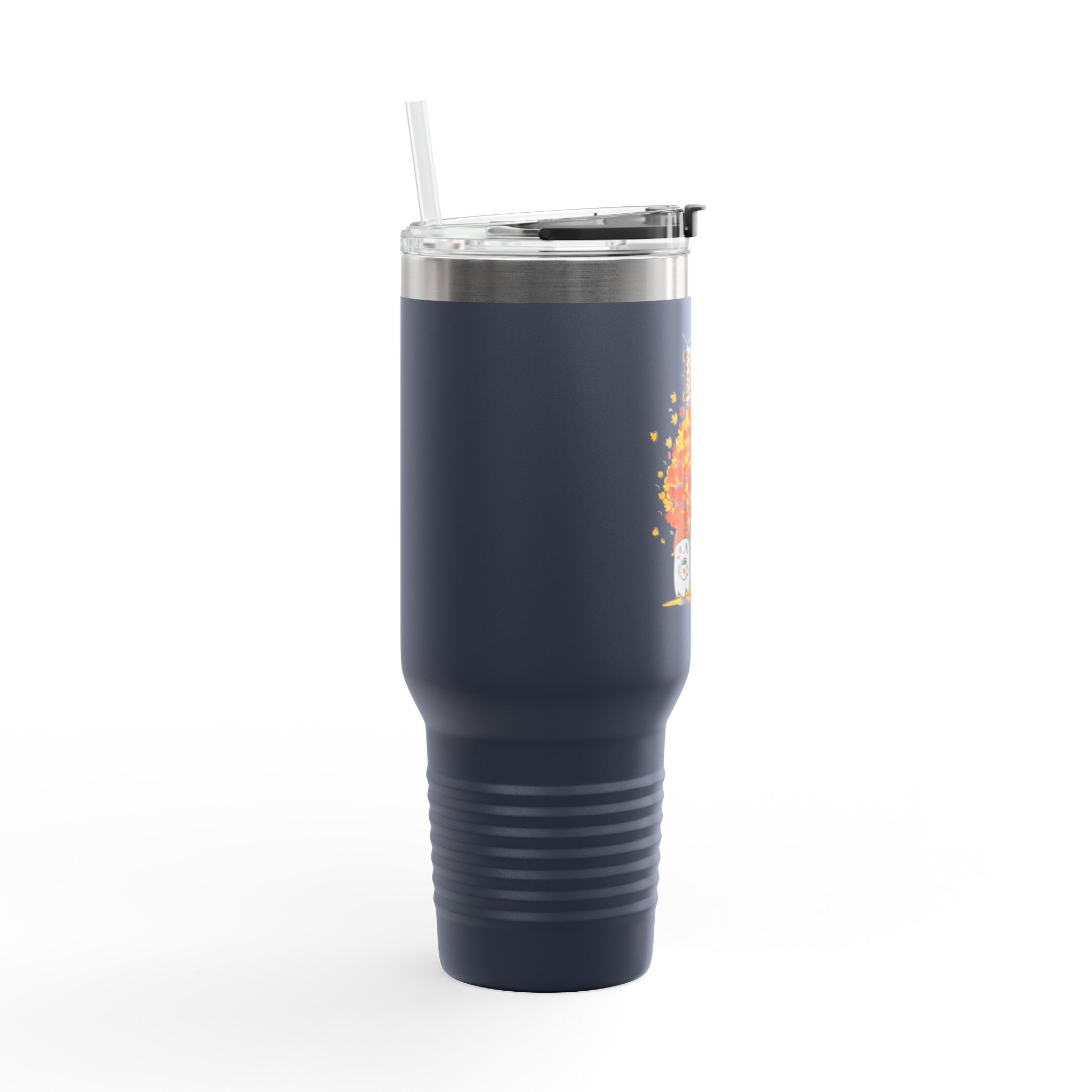 Autumn-Themed Insulated Travel Mug, 40oz - GlamDigitalBossCo