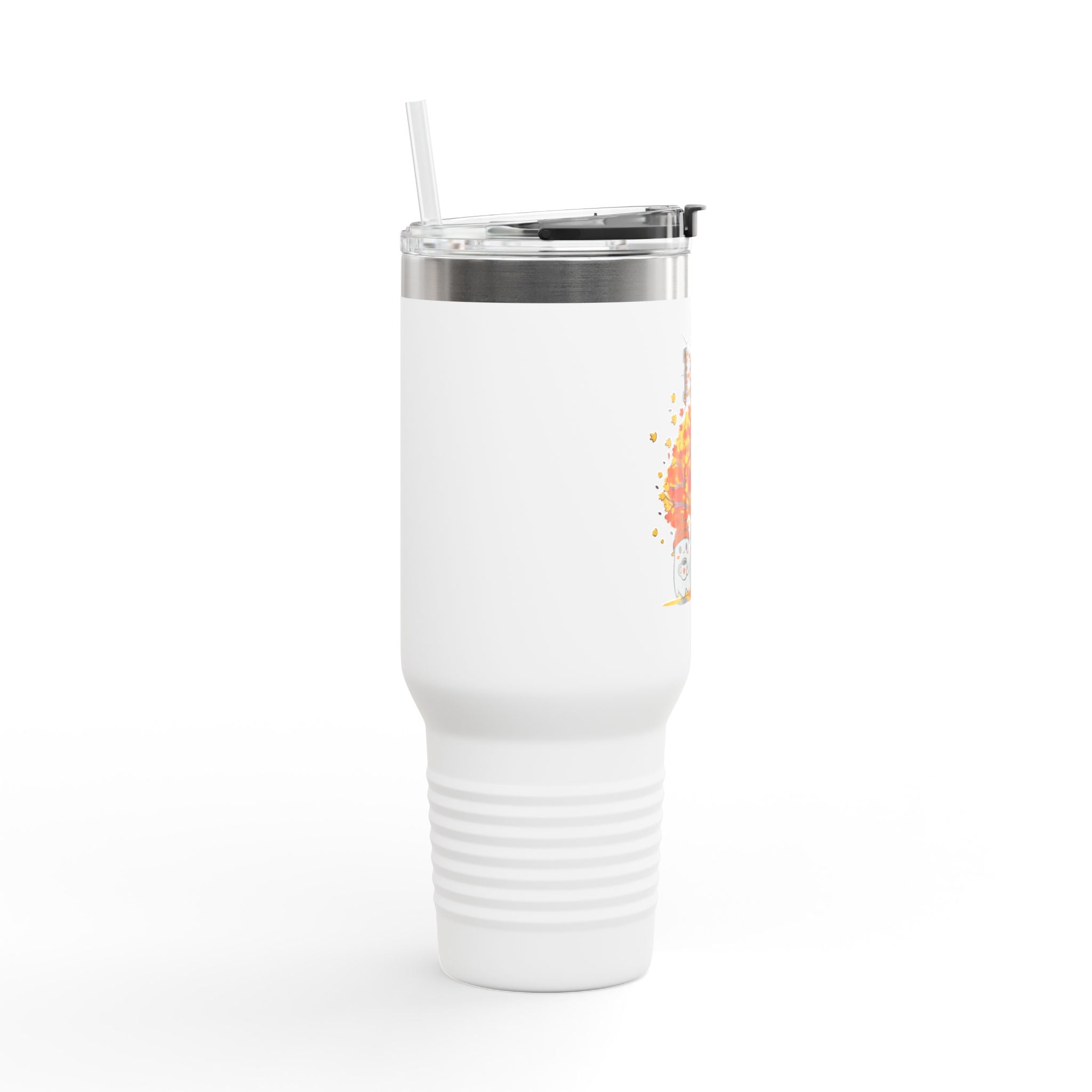Autumn-Themed Insulated Travel Mug, 40oz - GlamDigitalBossCo
