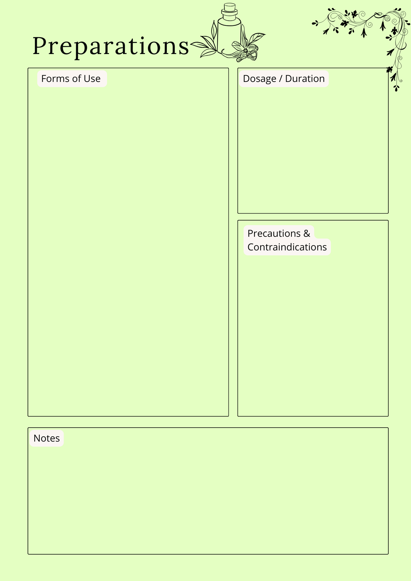 Herbs & Essential Oils Planner - GlamDigitalBossCo