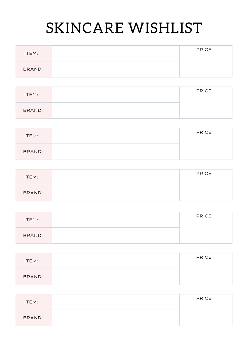 All In One Self Care Planner - GlamDigitalBossCo