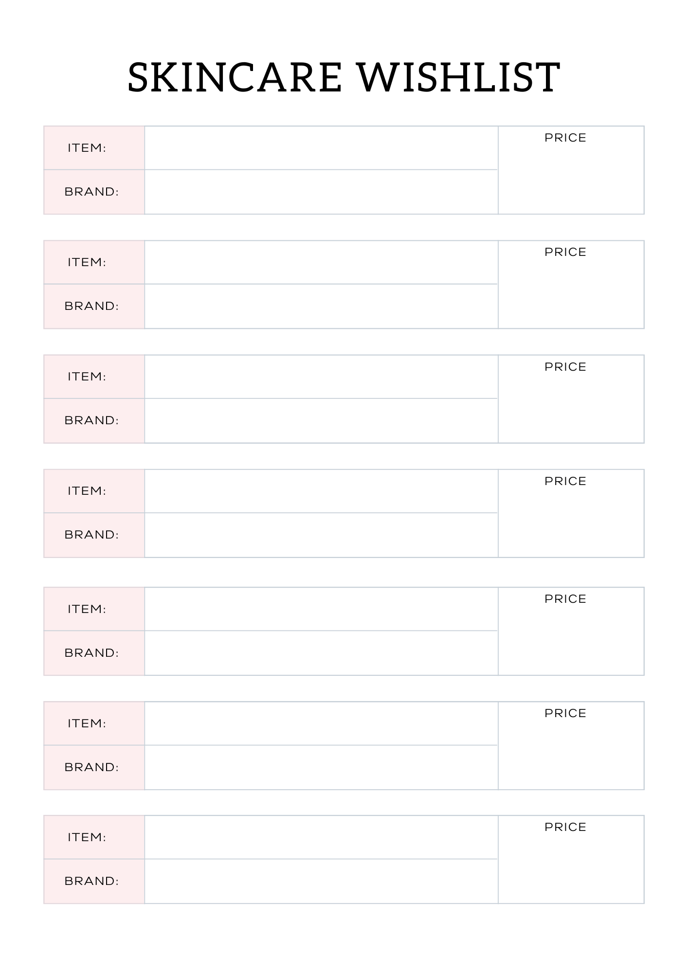 All In One Self Care Planner - GlamDigitalBossCo